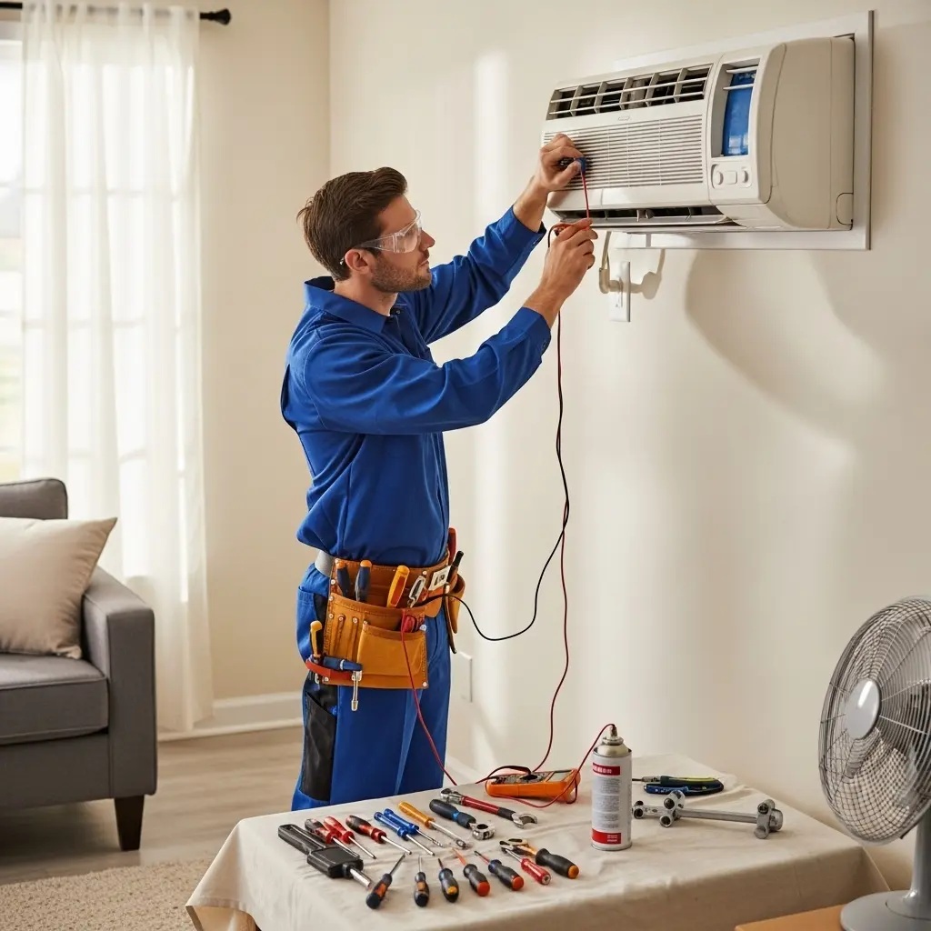 Konak Arçelik Arçelik klima gaz dolumu ve bakım – Enerji verimliliği artırıldı. - Teknik servis örneği